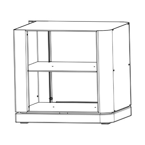 Austroflamm - Beistellbox, b = 43,5 cm, h = 41,1 cm Kaminzubehör