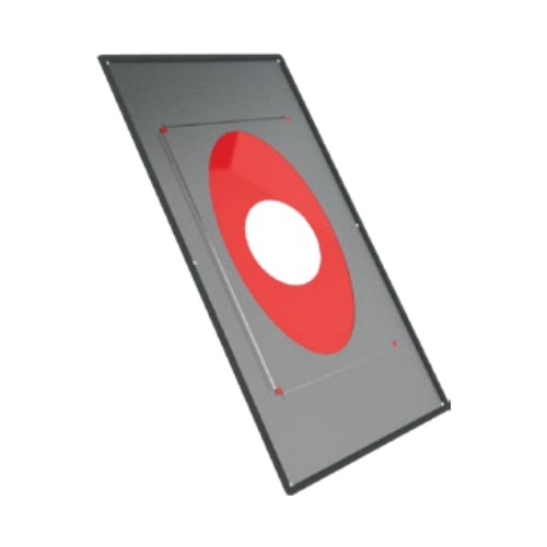 Deckenblende mit Dichtung für Dampfsperrenanbindung 41°-55° - Tecnovis TEC-DW-Classic und TEC-DW-Silver