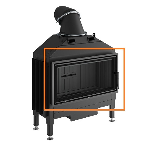 Spartherm - Satz Eboris 1300 schwarz für Varia AS/ASh Kaminzubehör