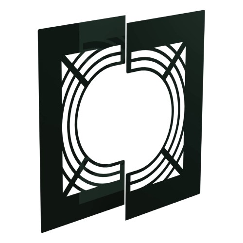 Deckenblende für Hinterlüftung, zweiteilig, 0° - doppelwandig - Jeremias DW-GREY Deckenblende für Hinterlüftung, zweiteilig, 0° - doppelwandig - Jeremias DW-GREY