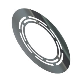 Wandrosette mit Hinterlüftung, 15°, 30°, 45° 12 cm breit - doppelwandig - Reuter DW-Systeme