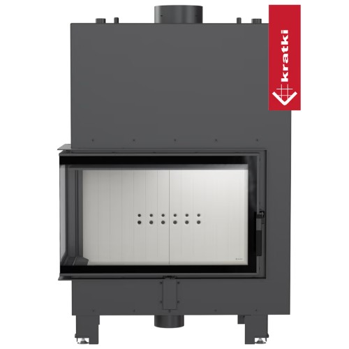 Kratki MBO PW Kamineinsatz 15 kW Eckkamin wasserführend