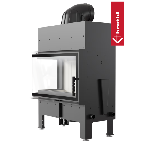 Kratki Floki M Kamineinsatz 10 kW Eckkamin