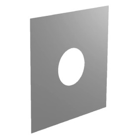 Wand-/Deckenblende einteilig 0° - doppelwandig - Tecnovis TEC-DW-CLASSIC