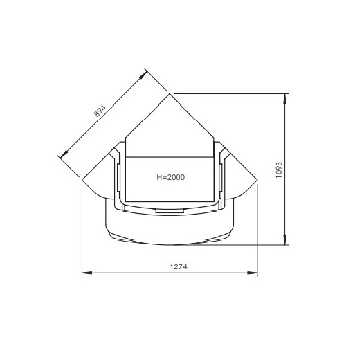 Kaminbausatz Haas und Sohn LYON-II 8kW