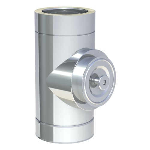 Reinigungselement, rund, bis 400 °C (für Öl und Gas)- doppelwandig - Tecnovis TEC-DW-Standard