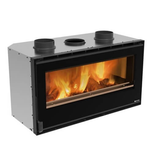 Kamineinsatz La Nordica Inserto 100 Crystal - Ventilato 9,5 kW