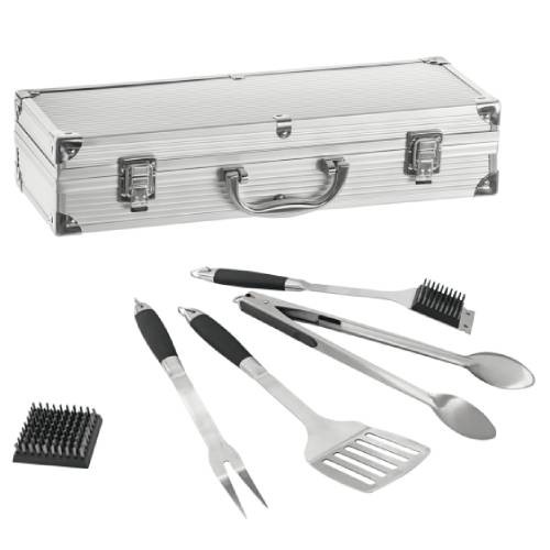 Grillzubehör Justus - Grillbesteck im Alukoffer Grillzubehör Justus - Grillbesteck im Alukoffer