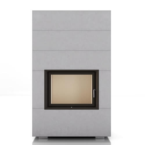Brunner BSK 08, Stilkamin Kaminbausatz 11 kW Drehtür