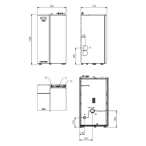 La Nordica Extraflame PK15 Pelletkessel 15 kW