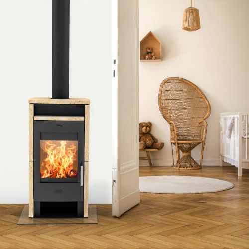 Fireplace Budapest Kaminofen 6 kW