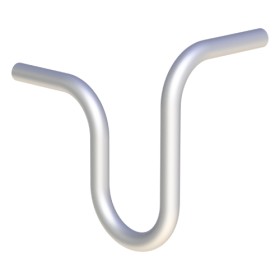 Siphon links - einwandig - Tecnovis TEC-EW-Classic