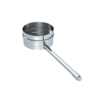 Kondensatschale mit 1/2" Muffe und Verschlussschraube
