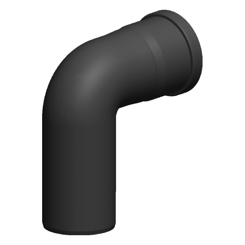 Winkel 87° starr - einwandig - Tecnovis TEC-PPS