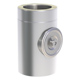 Längenelement mit Revision (für Verbindungsleitung) - doppelwandig - Tecnovis TEC-DW-Design