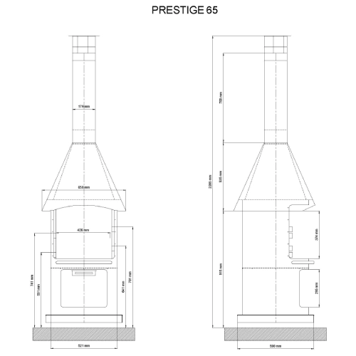 Wamsler Prestige 65 Grillkamin 