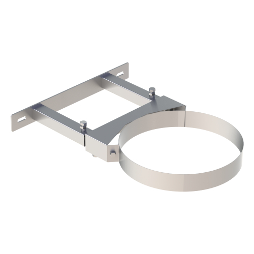 Wandabstandshalter starr (Kopf-/Wandteil), Wandabstand ab 250 mm - doppelwandig - Tecnovis TEC-DW-Design