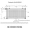 Vorschau: Heizkörper Komplett Set Buderus Logatrend VCM-Profil Typ 33 - Flachheizkörper