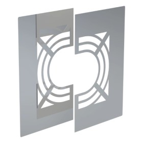 Deckenblende für Hinterlüftung, zweiteilig, 0-30° - doppelwandig - Tecnovis TEC-DW-CLASSIC