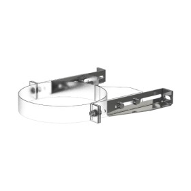 Verlängerungsrohr für statischen Wandhalter 180 mm - doppelwandig - Reuter DW-Systeme