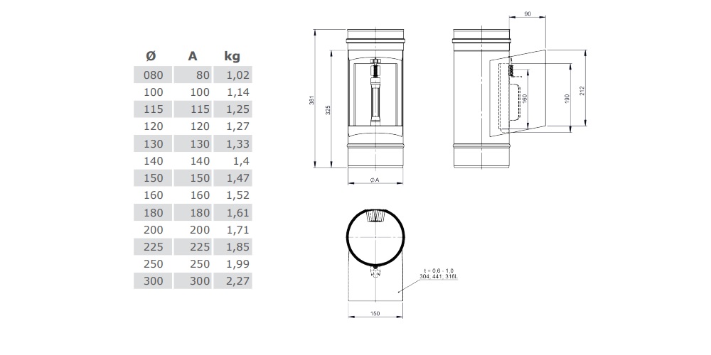 Reinigungselement mit Kasten und Deckel 210 x 140 mm - einwandig für Tecnovis EW-SILVER