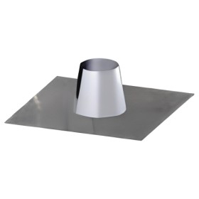 Flachdachabdeckung H=200 mm mit bleirand - einwandig - Dinak SW6