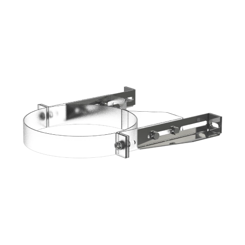 Verlängerungsrohr für statischen Wandhalter 180 mm - doppelwandig - Reuter DW-Systeme