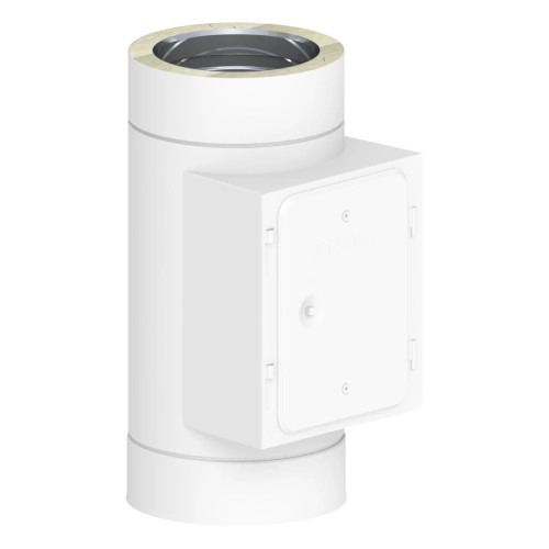 Reinigungselement (bis 600°C/N1), eckige Öffnung 210x140mm - doppelwandig - Jeremias DW-WHITE Reinigungselement (bis 600°C/N1), eckige Öffnung 210x140mm - doppelwandig - Jeremias DW-WHITE