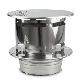 Regenhaube Anti-splash - Deckel klappbar - doppelwandig - Schiedel ICS