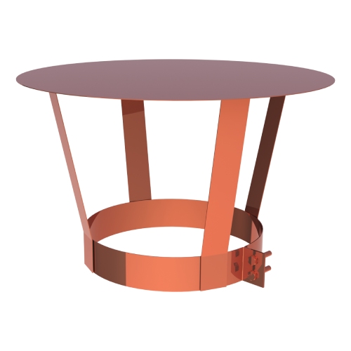 Regenhaube aus Kupfer - doppelwandig - Tecnovis TEC-DW-Classic