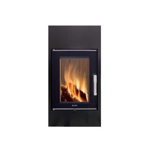 Kaminzubehör Leda - Stahl-Frontplatte für TURMA H75, 790x420 mm (6 mm), schwarz pulverbeschichtet