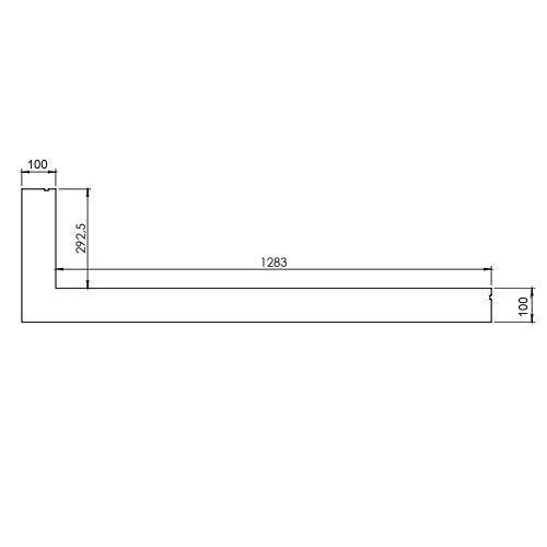 DRU - Einbaurahmen für Metro 130XT/2 RCH (6-seitig, B = 100 mm) Gaskaminzubehör