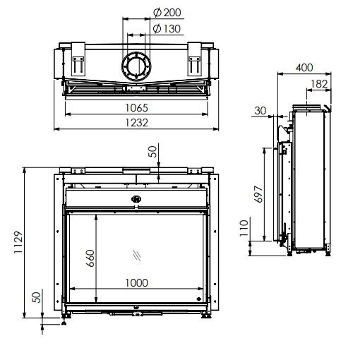 DRU Maestro 100 RCH Gaskamin