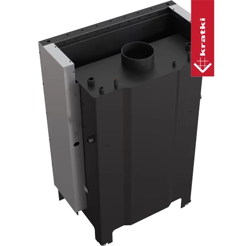 Kratki MBA Kamineinsatz 17 kW Schiebetür wasserführend