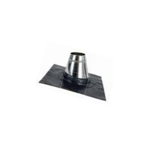 Dachdurchführung 26°-35° mit Wakaflex-Schürze schwarz - doppelwandig - Schiedel Metaloterm MF Dachdurchführung 26°-35° mit Wakaflex-Schürze schwarz - doppelwandig - Schiedel Metaloterm MF
