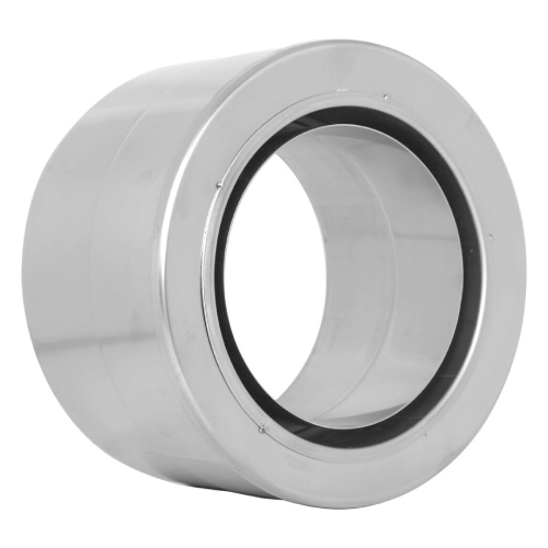 Übergang TEC-EW-Classic - TEC-DW-Design mit integriertem Wandfutter, gerade - doppelwandig - Tecnovis TEC-DW-Design
