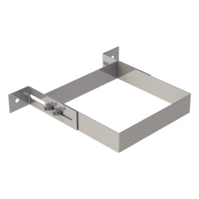 Leichtbauschornstein - Wandhalter 0 - 100 mm für Schacht - Tecnovis TEC-LS-F