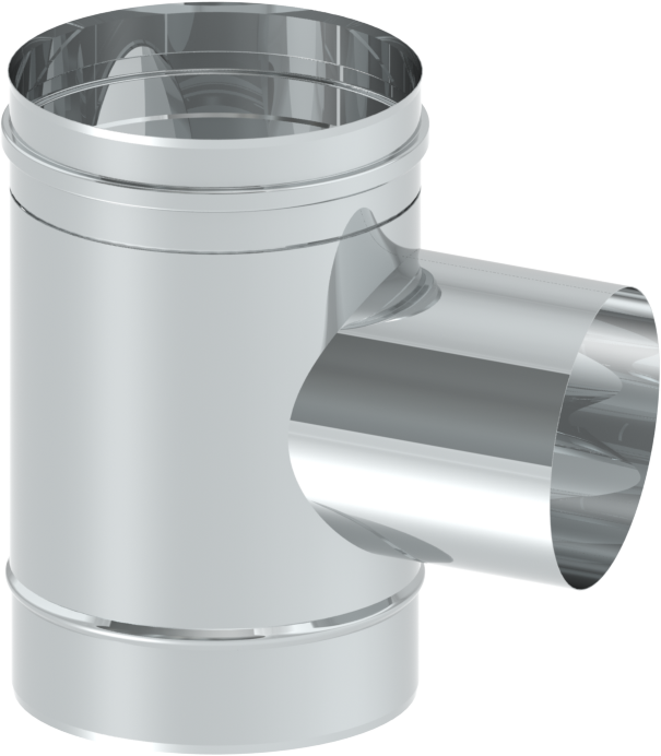 Zugregleranschluss rund Abgang Ø 150 mm - einwandig Tecnovis TEC-EW-Classic