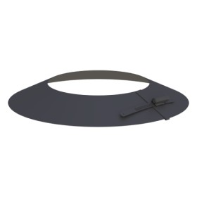 Wetterkragen / Wandrosette - doppelwandig - Jeremias DW-BLACK 50