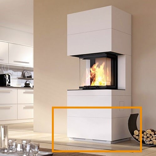Camina - 2. Unterbauteil H 310 mm Kaminzubehör Camina - 2. Unterbauteil H 310 mm Kaminzubehör