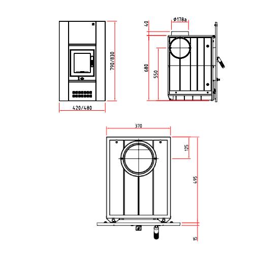 Olsberg Concept 9 Heizeinsatz 9 kW