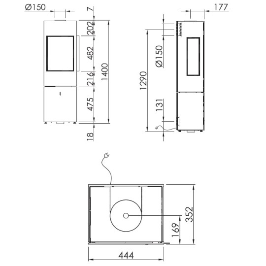 Kaminofen Spartherm SEO L 5,1kW