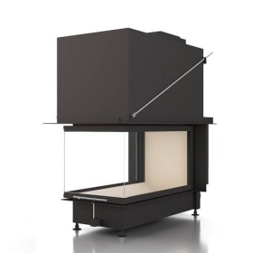 Brunner Panoramakamin 51/88/50/88 Kamineinsatz 14,5 kW Schiebetür