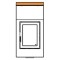 Vorschau: Kaminzubehör LEDA - Anbauleiste 420 x 45 mm zur Verlängerung (Höhe), Guss