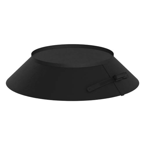 Wetterkragen mit Rand - doppelwandig - Jeremias DW-BLACK