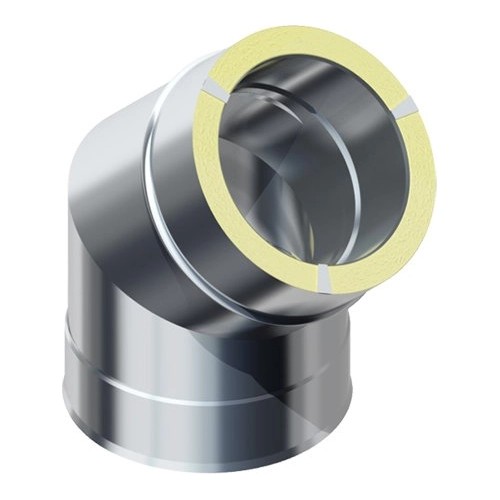 Bogen 45° - doppelwandig - Raab DW 25 Optilife Bogen 45° - doppelwandig - Raab DW 25 Optilife