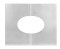 Vorschau: Deckenblende, zweiteilig Edelstahl 1 - 65° - doppelwandig - Tecnovis TEC-DW-Design