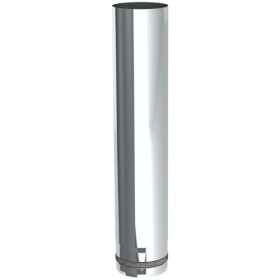 Pelletofenrohr - Längenelement 500 mm - unlackiert - Tecnovis TEC-Pellet