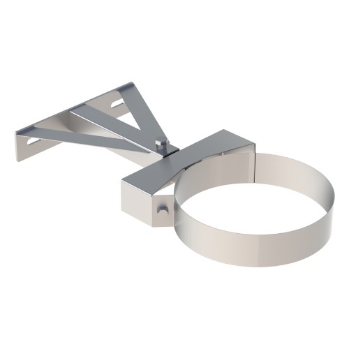 Wandabstandshalter starr (Kopf-/Wandteil), Wandabstand ab 250 mm - doppelwandig - Tecnovis TEC-DW-Design