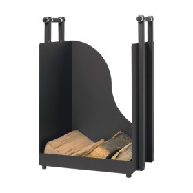 Lienbacher - Holzkorb Schwarz Kaminzubehör